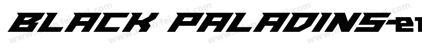 Black Paladins字体转换